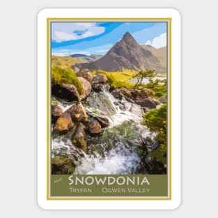 Tryfan, Snowdonia, Wales Sticker